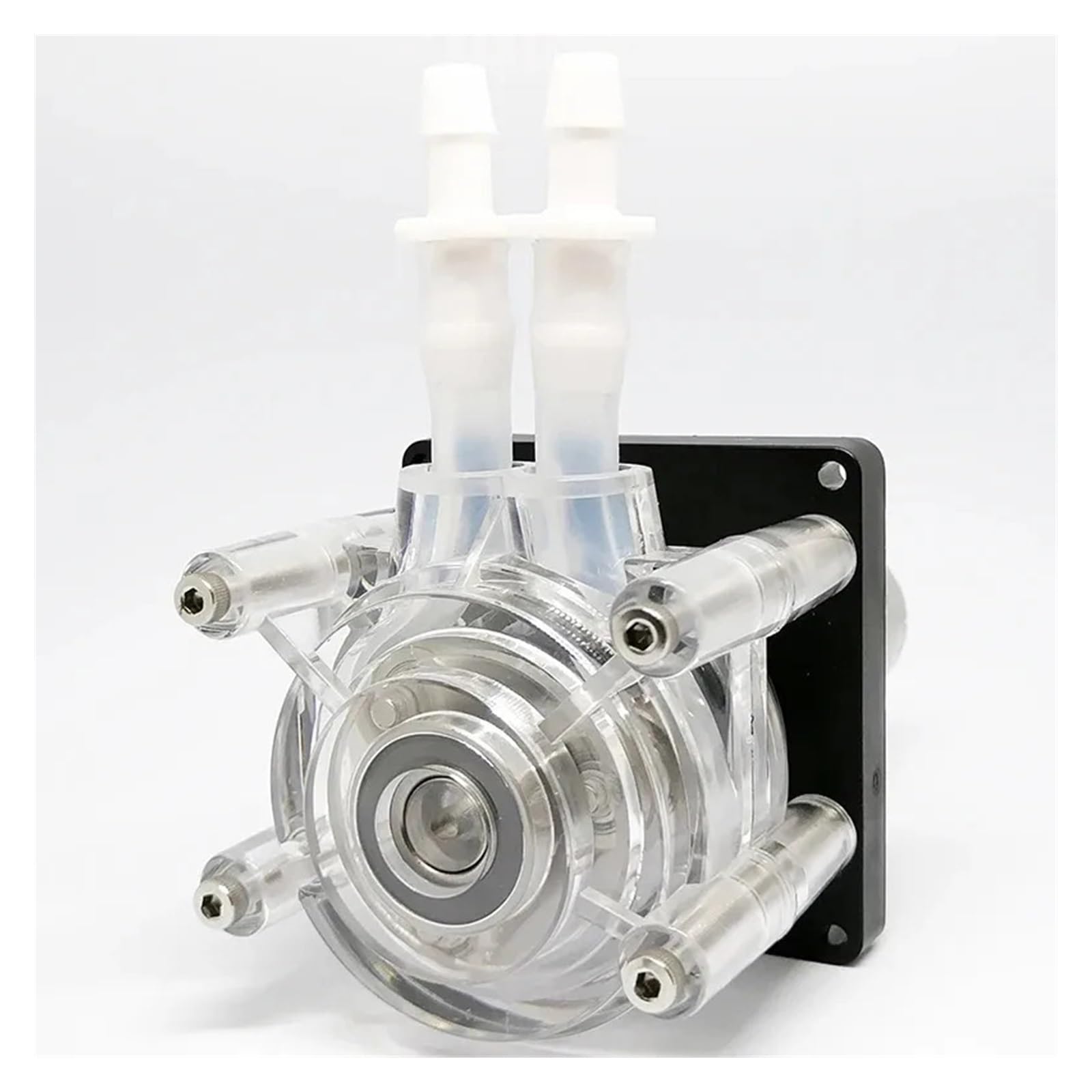 Bomba peristáltica de 24 V CC, 0,8 GPH (3000 ml/min), autocebante de alto caudal for cambio automático de agua en acuarios y transferencia de productos químicos de laboratorio.(Silicone Tube)