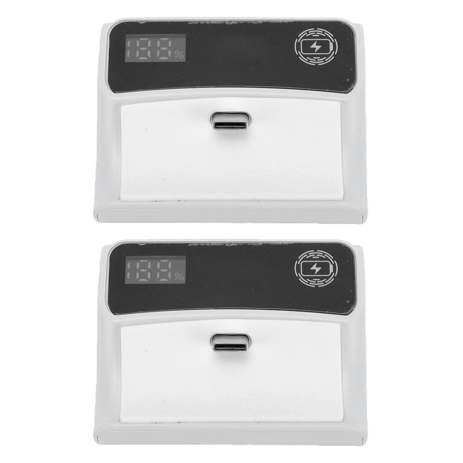 Generic Controller da Gioco Batteria Ricaricabile Display LED Design Portatile con 2000mAh per 2 Pro 1 unità (2 pezzi)