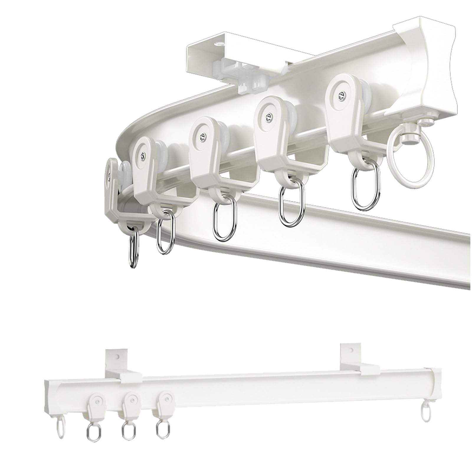 Rail de plafond flexible pour rideau de chambre : séparez vos pièces avec style