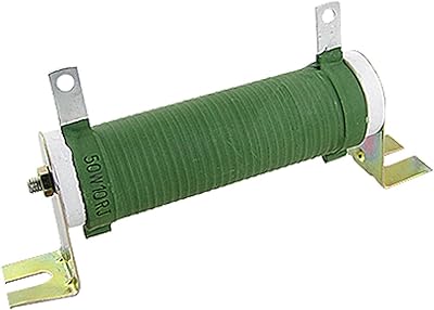 Aexit 10 ohm Variable Resistors 50 Watts Ceramic Tube High Power Rheostats Resistor 5W