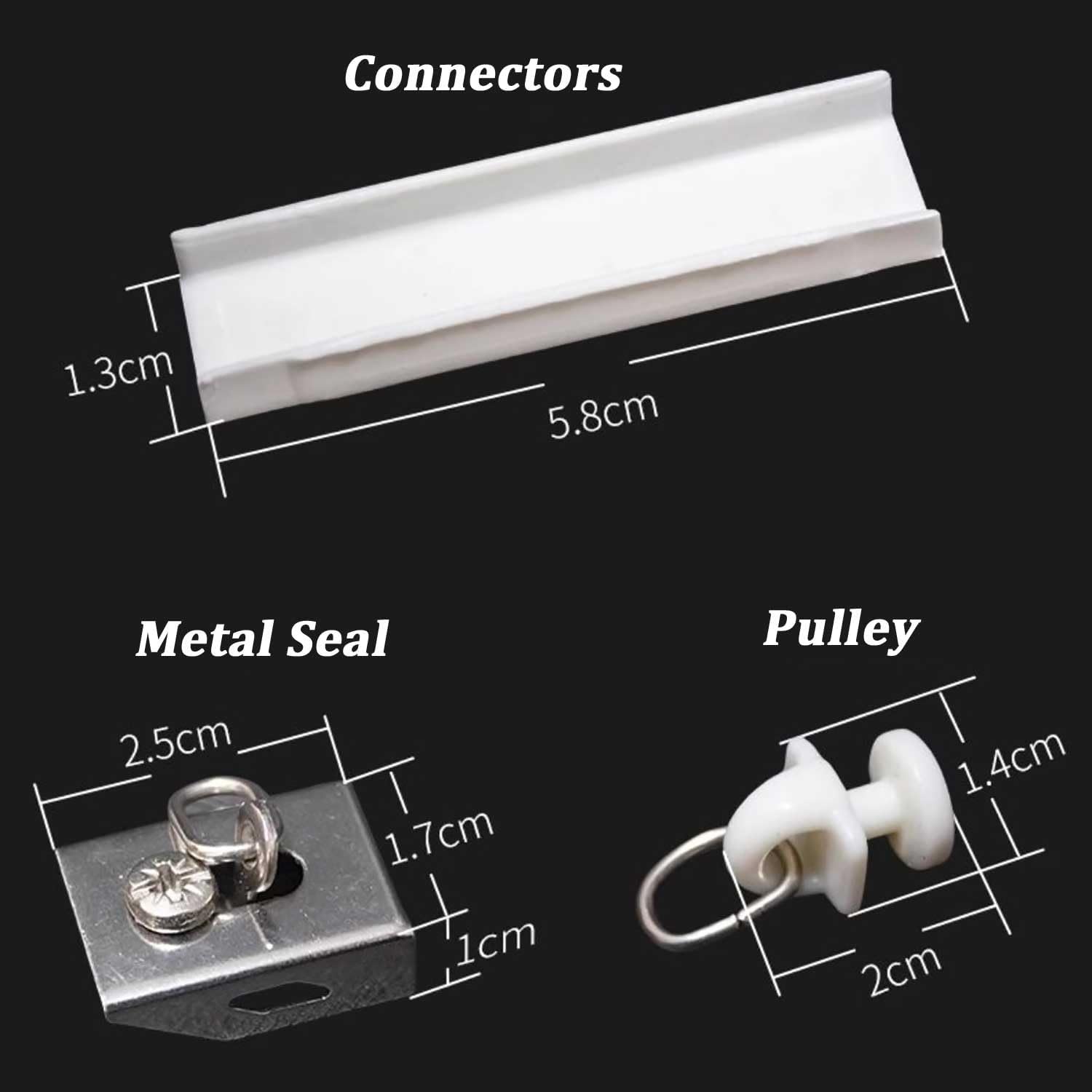 Self-Adhesive Curtain Rod Ceiling Track | No Drill Installation | 9.8ft Black Curtain Track for Living Room, Bedroom, Shower Divider | Easy Mounting Solution