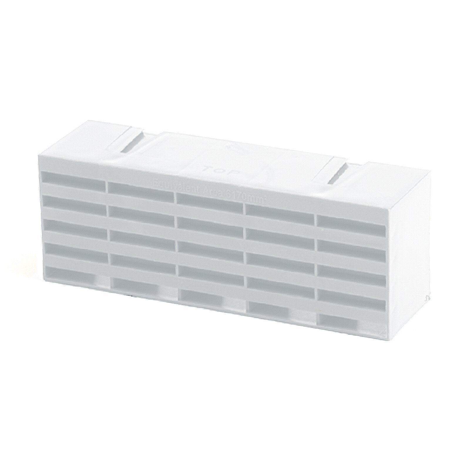 5 x White Air Bricks Vent 9" x 3" Brick Grille AirBrick Flow Vents Ventilation