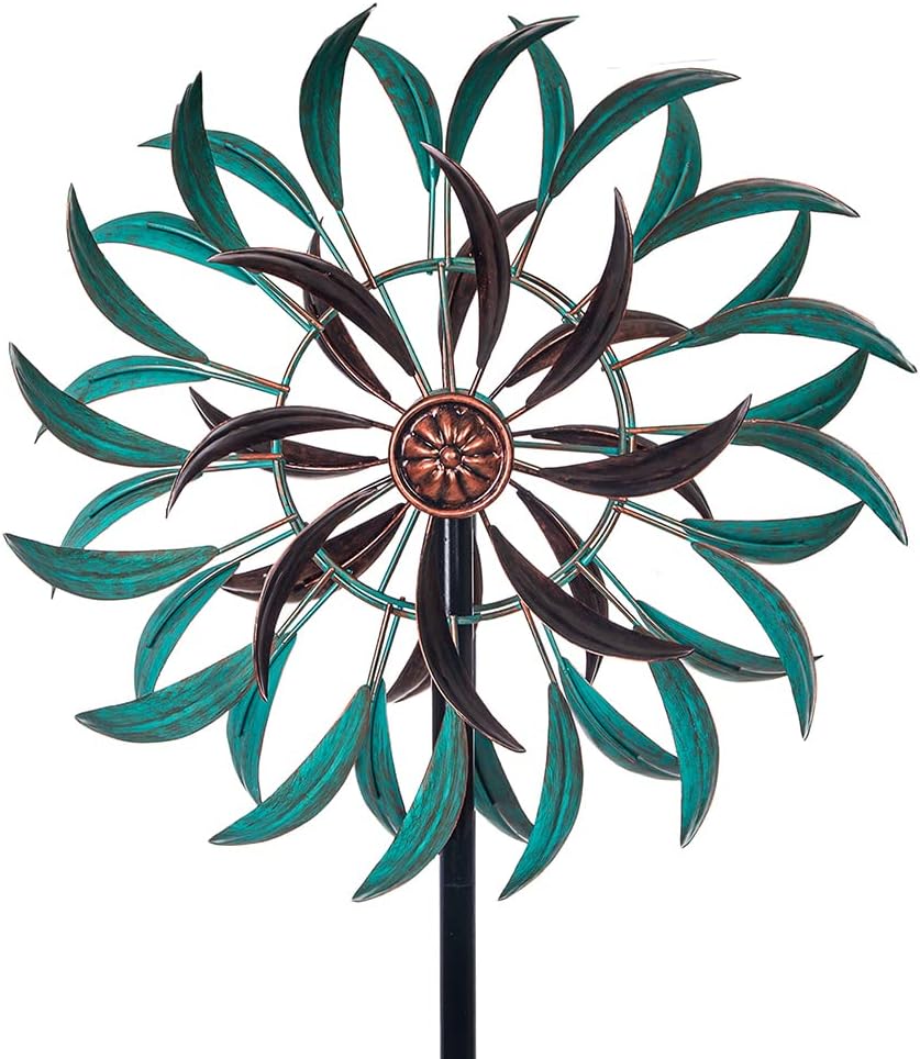 Wind Spinner Outdoor 360 Degrees Metal Wind Spinners