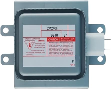 1000W Microwave Air Cooled Magnetron Fittings, Compatible for Toshiba, 2M248 2M248H Magnetron Replacement Parts