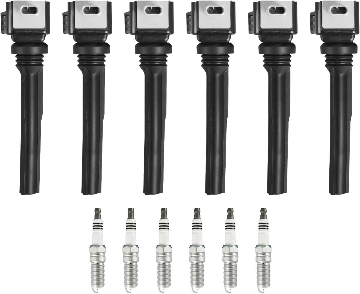 ENA Set of 6 Ignition Coil Pack with 6 Iridium Spark Plug Compatible with Ford Lincoln Expedition F-150 GT Navigator 2017 2018 2019 2020 2021 3.5L V6 for UF826 HL3Z12029A 368330 94374