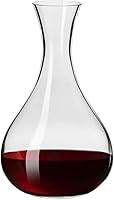 Krosno Harmony 54.1 oz Wine Decanter - Lead-Free Crystalline Glass Carafe, Elegant Red Wine Pitcher, Made in Europe