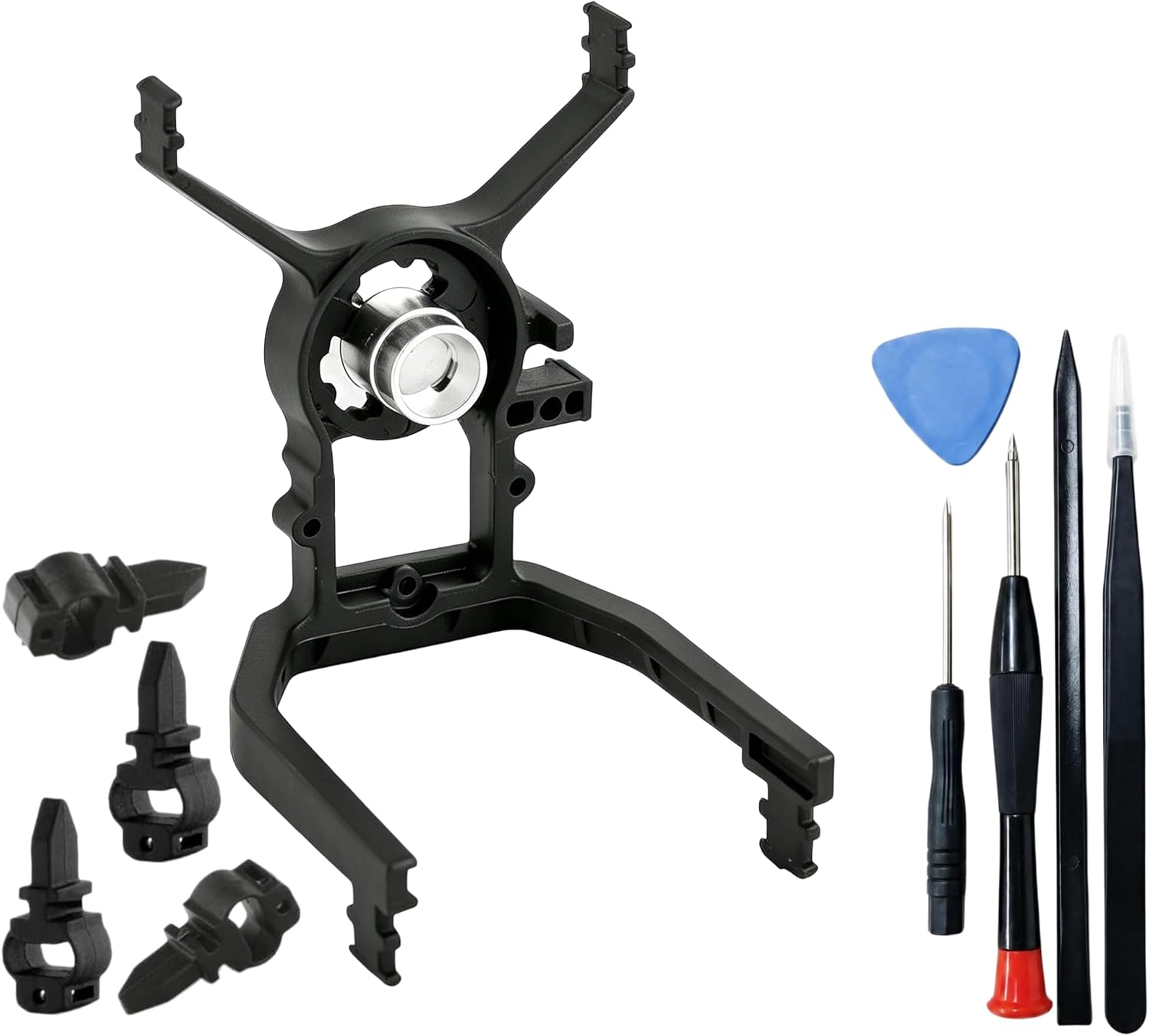 Replacement for DJI Mini 2 Gimbal Camera Shock Absorbing Bracket with Dampers, Compatible with Mavic Mini/Mini SE/Mini 2 SE/Mini 4K, Drone Replacement Parts with Repair Tools