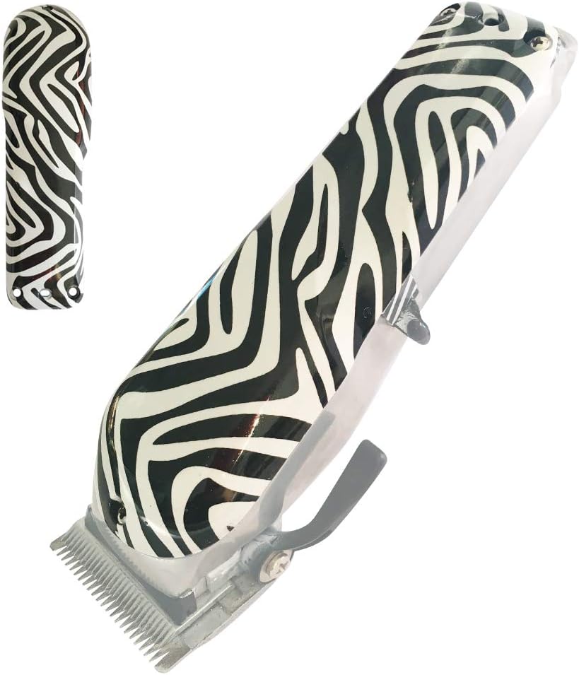 Zebra DIY Back Housing, Zebra Back Cover for Wahl 5-Star Series Cordless Senior Clipper #8504 (Zebra)