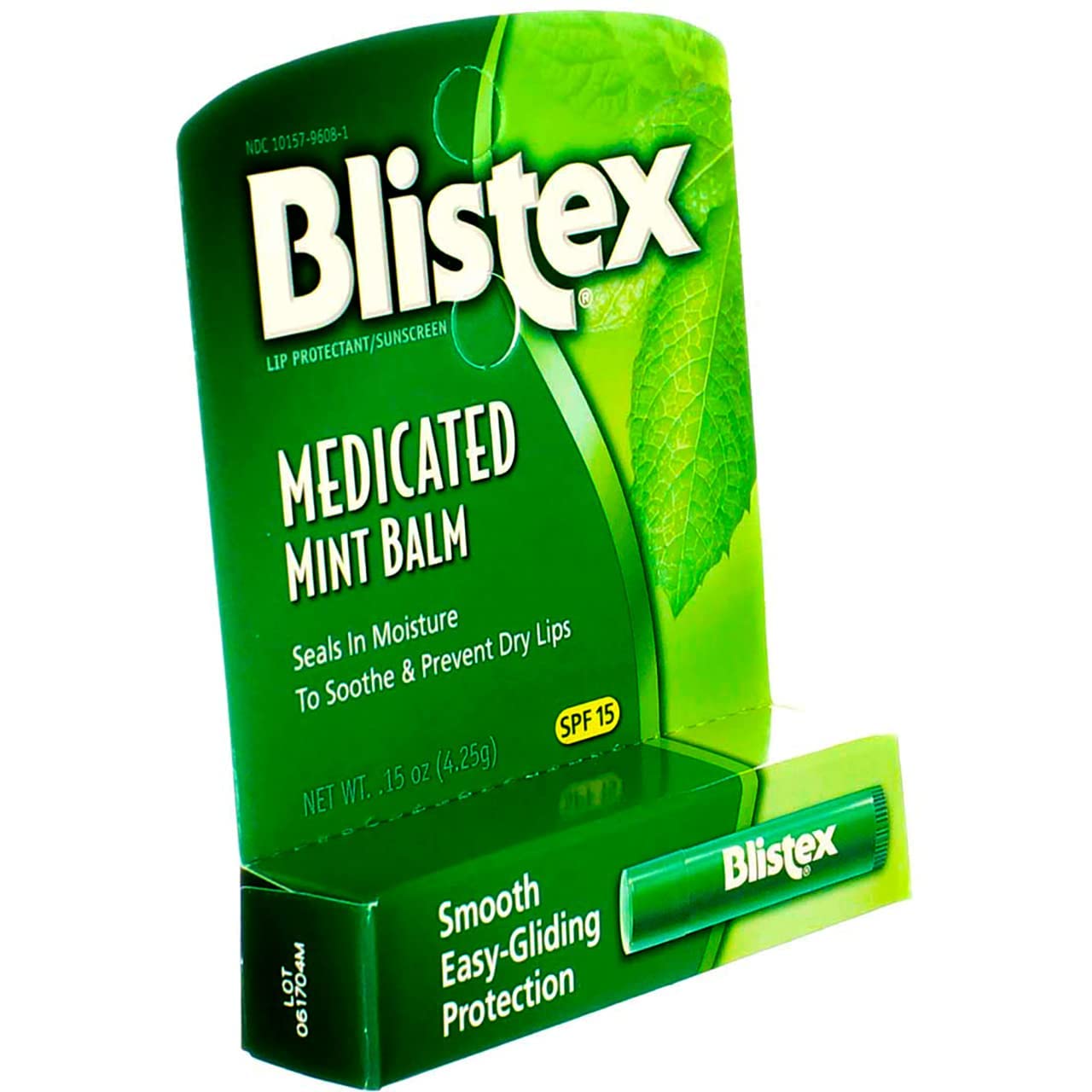 Blistex Medicated Mint Lip Balm, 0.15 Ounce, Pack of 24 – Prevent Dryness & Chapping, SPF 15 Sun Protection, Seals in Moisture, Hydrating Lip Balm, Easy Glide Formula for Full Coverage : Beauty & Personal Care