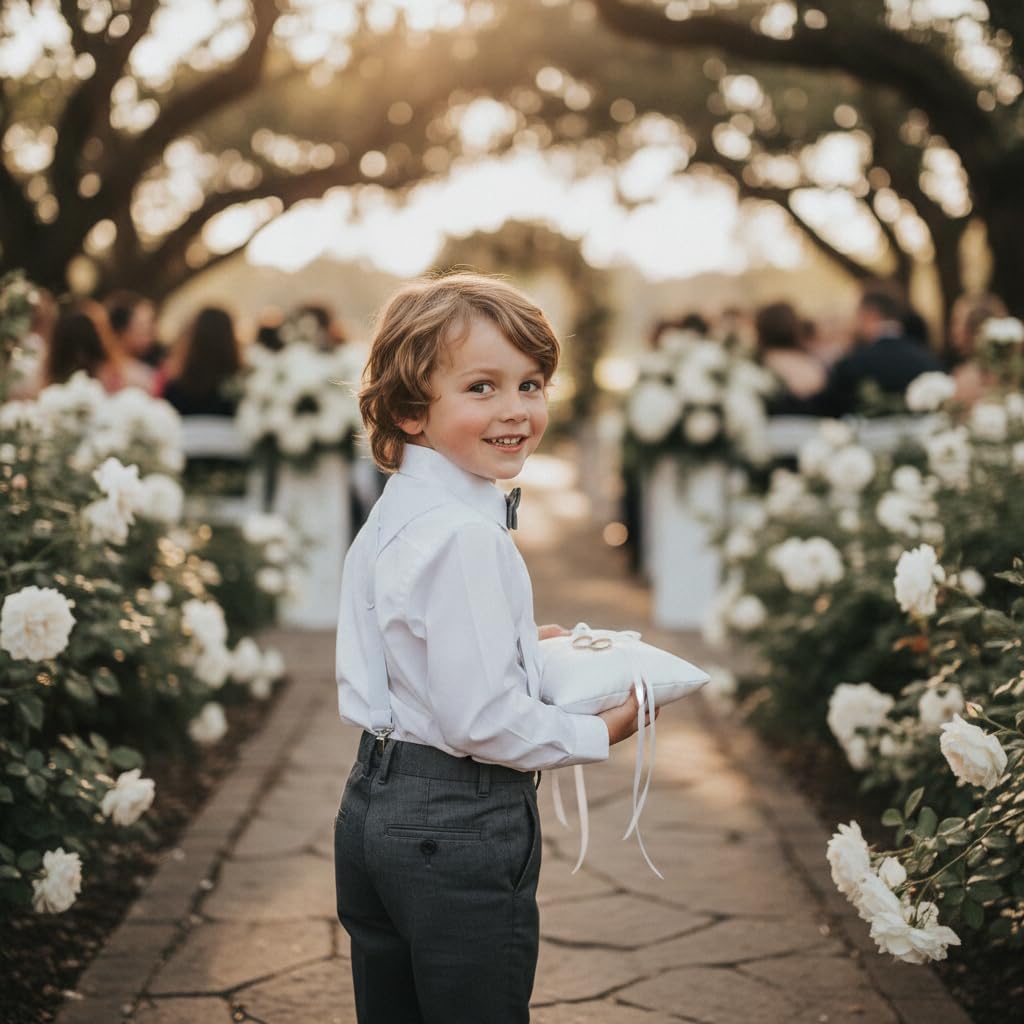White Child Kids Girls Boys Suspenders Braces,Adjustable Clip on Y-Back Elastic Suspenders with Metal Clips for Boys Girls, for Kids Adjustable - Elastic Y Shape Suspender