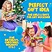 Happy Dueks Stencils for Kids 50 - Piece Set - Kids' Drawing Stencils Craft Kit - A Fun & Educational Toy for Children Ages 3 and Up, Art Kits for Kids - Ideal Birthday Creative Gifts for Boys & Girls