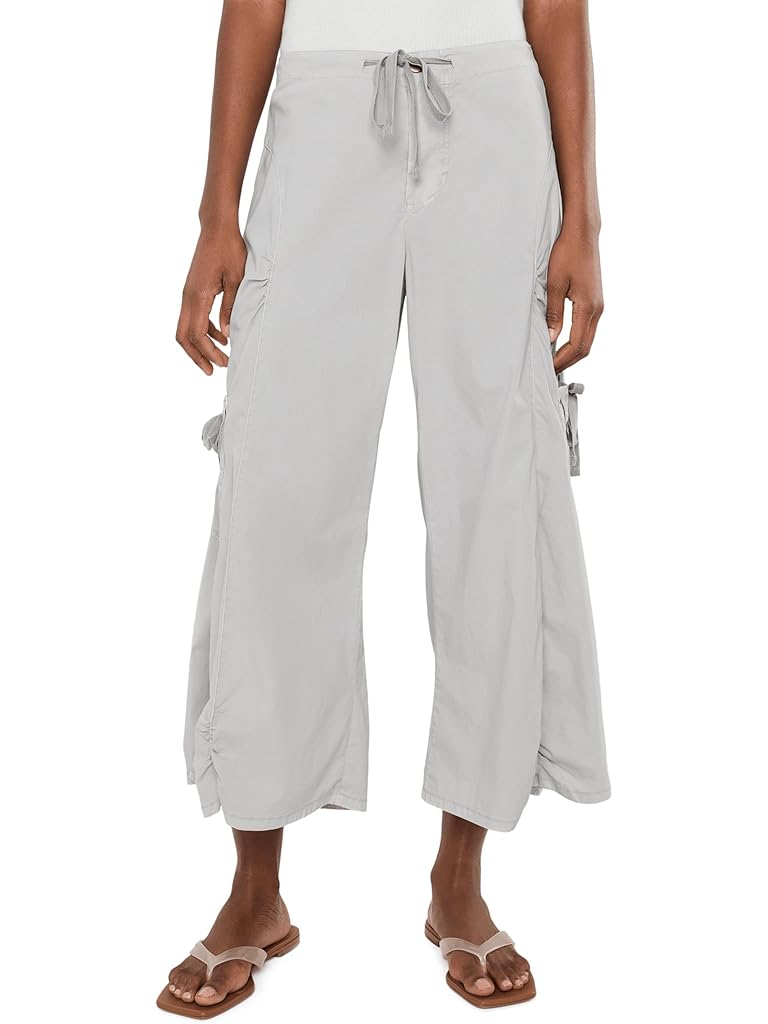 Gray XCVI Cargo Gaucho Crop