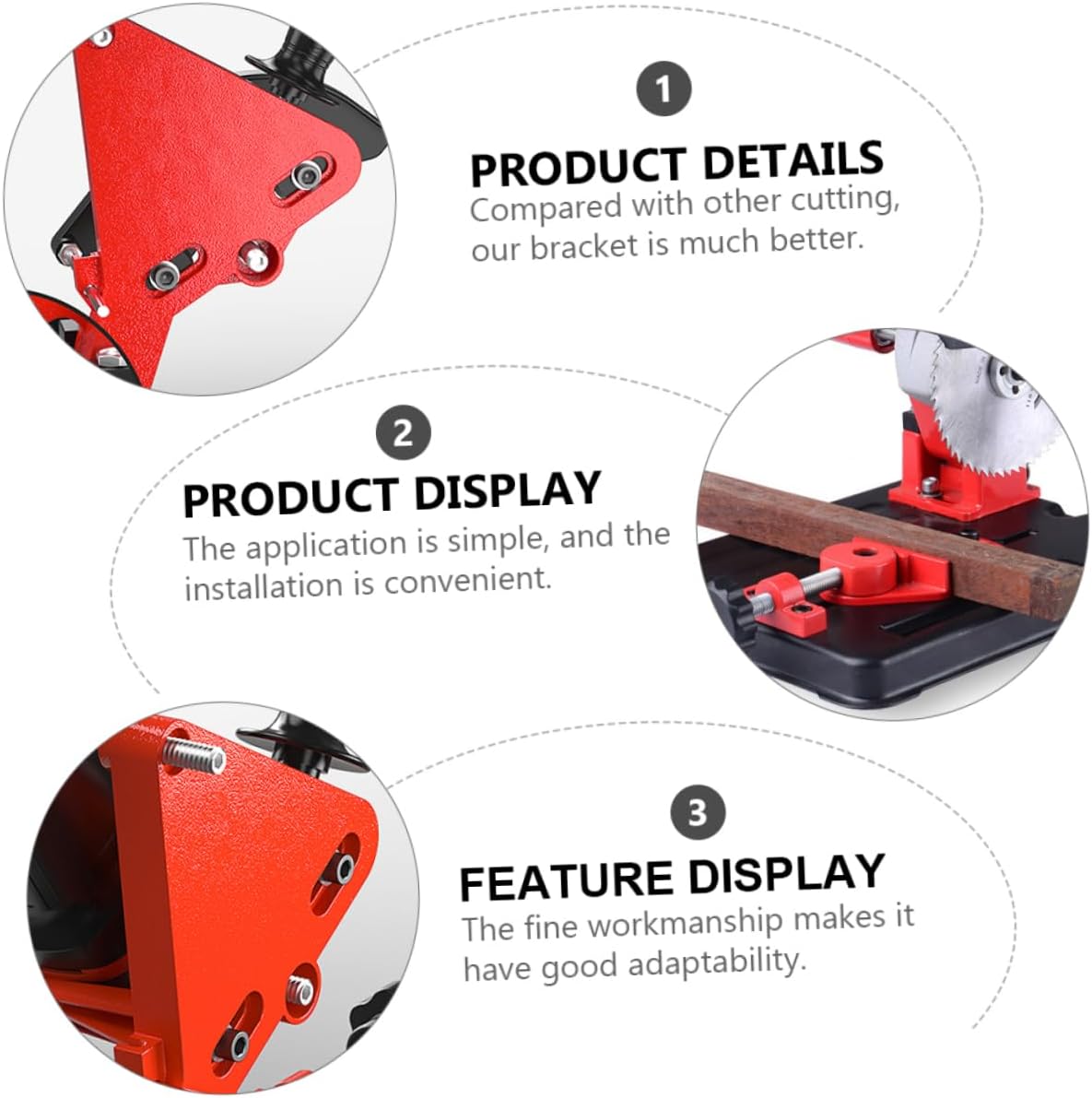 1Pc Angle Grinder Stand Base for Angle Tools High Strength Material Easy Installation for Desktop Cutting Machine Support