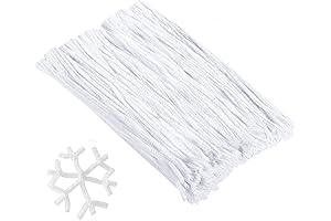 Cuttte Pipe Cleaners Craft Supplies White