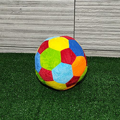 Bola de Pelúcia Plush Colorida Com Chocalho Fizzy Toys FC2579