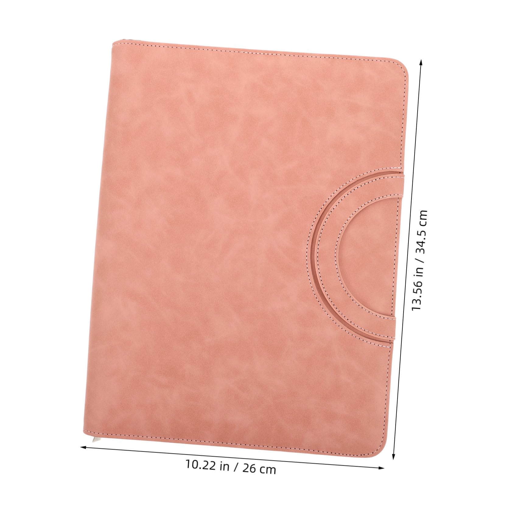 Organizzatore Documenti A4 con Cerniera in Pu Rosa