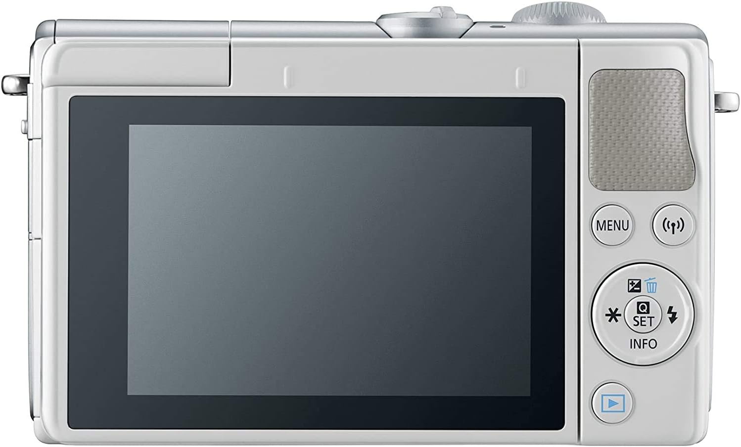 Canon EOS M100 Mirrorless Digital Camera - White with 15-45mm Lens (International Model)