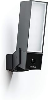 Netatmo Presence Outdoor Security Camera with Detection People, Car and Animals, Intense Black 1080p NOC01-EU