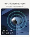 Noorio 2MP Security Cameras Wireless Outdoor Battery Powered Camera Surveillance Exterieur for Home, Color Night Vision, AI Motion Detection, 2.4G WiFi, IP66, 32GB Local Storage, 2-Way Audio (2 Pack)