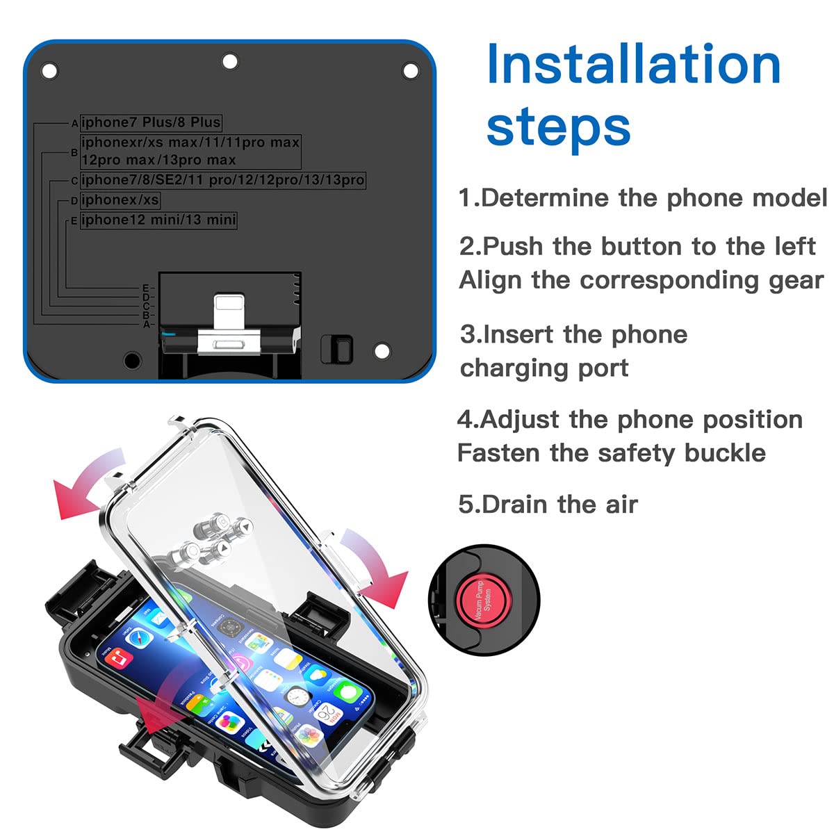 AICase 30M Fotografia subacquea Seatouch 4 Max Custodia subacquea per iPhone 14 pro max/13 pro max/12 pro max/12 mini/11/11 pro/11 pro max/XR/X/8 Plus/7 Plus universal waterproof case for all iphones