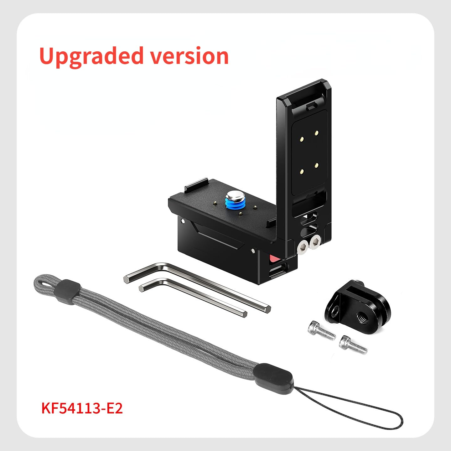 Staffa a forma di L compatibile con DJI Osmo 360, con attacco da 1/4", interruttore di scatto orizzontale/verticale veloce (versione aggiornata)