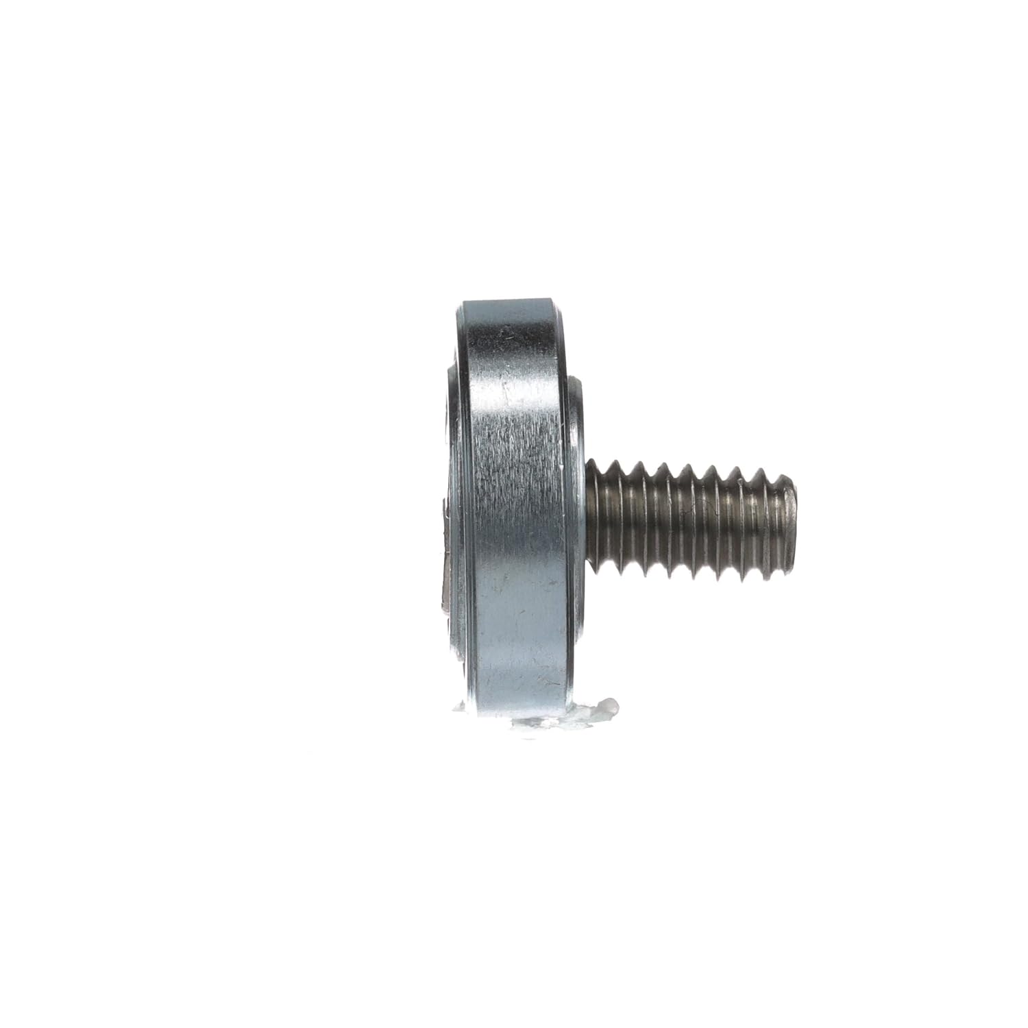 7/8" OD Steel Flat Ball Bearing Roller with 1/4-20 x 3/4" L Screw Stud - Durable and Versatile