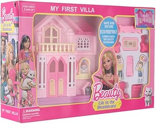 3A A100 Plastic My First Villa Toy For Girls - 3-5 Years Multi Color