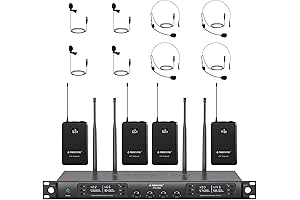 UHF Four-Channel Phenyx Pro Wireless Microphone System