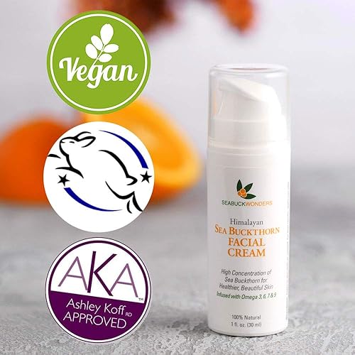 Miniatura 5 de Seabuckwonders Crema facial orgánica de espino amarillo, 1 onza