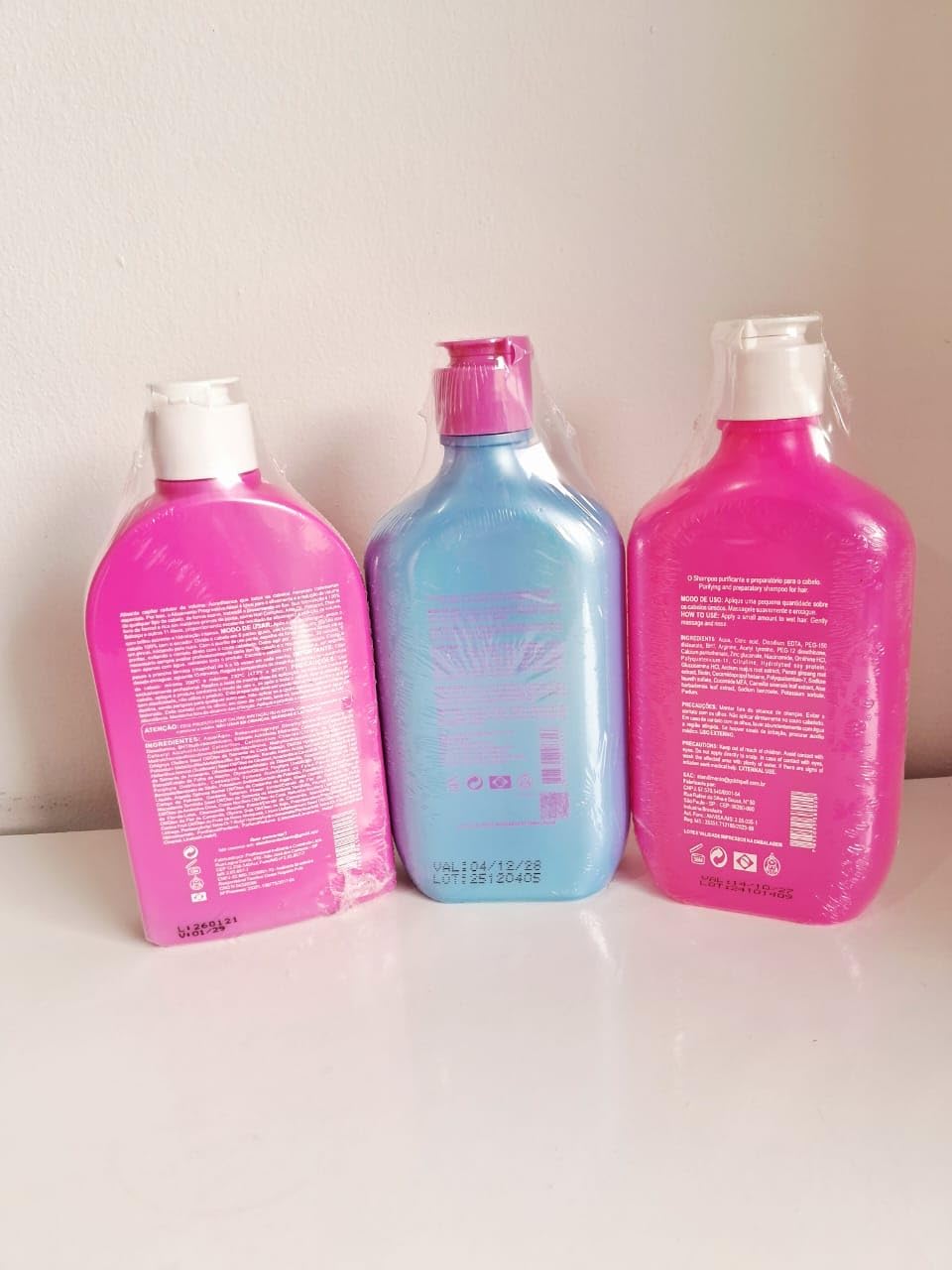 Kit Gold Spell/Progressive Fioter@pia + Moisturizing Hair Mask + Purifying Shampoo/Brazilian Keratin Treatment Kit - Three 250ml/8.45 fl.oz items/Official Seller