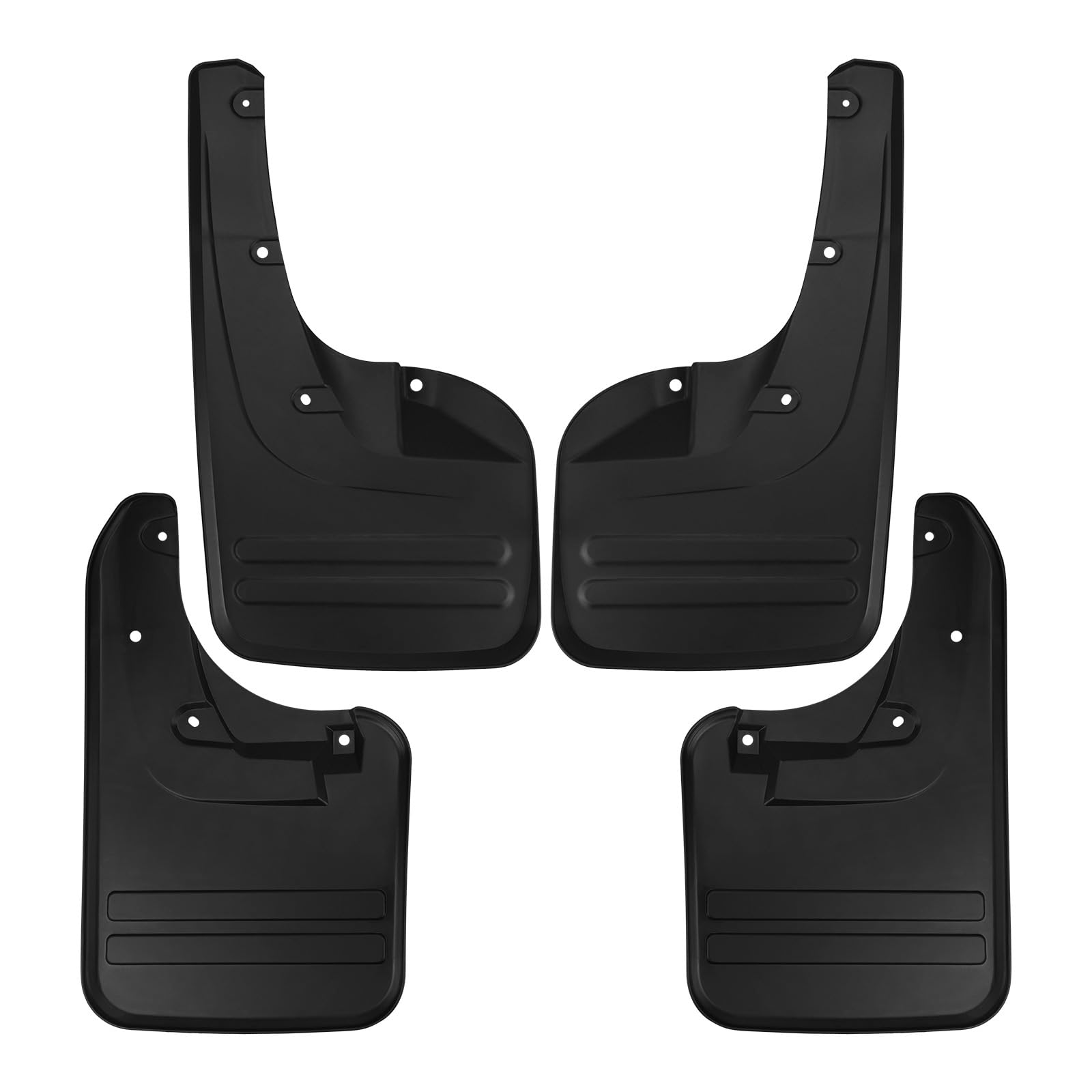 CDQSB 4 Pcs Car Mud Flaps for Hilux Vigo 4WD 2005-2014, Front Rear Fenders Splashproof Splash Guards Mudflaps Protects Accessories