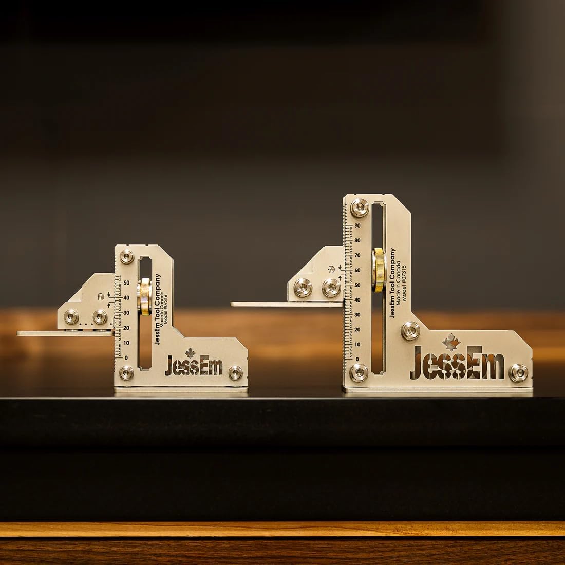 JessEm 07316 14 Gauge Stainless Steel Tool Setting Gauge - Metric - Small