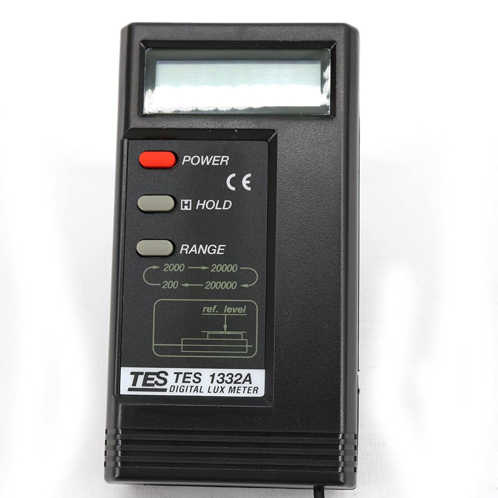 TES-1332A - Medidor digital de luminancia de lux 200/2000/20000/20000/200000 Lux