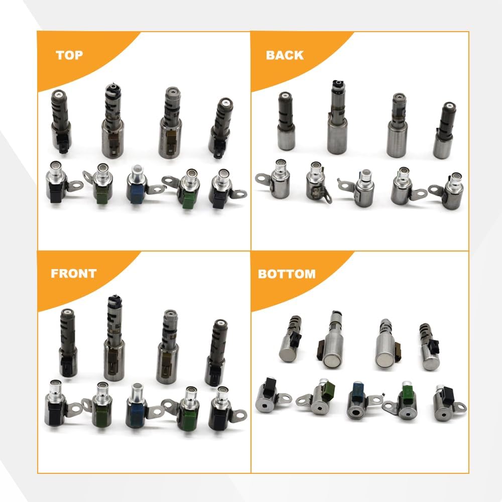 A960E A760 A761E AB60F CN AB60E 6-Speed Transmission Solenoid Set Kit Compatible with Lexus/Toyota-9PCS