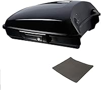 Vista 29 de TCMT Caja de maletero de motocicleta Razor de 5.5 pulgadas con llave de pestillo compatible con Harley 2014-2025 Touring CVO Road King Road Glide