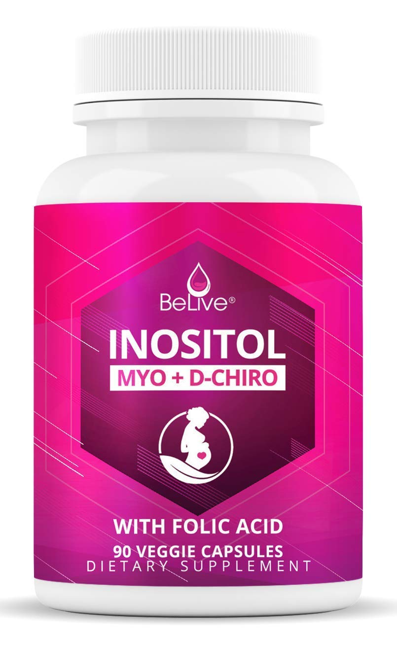 MyoInositol & DChiro Inositol Capsules with Folic Acid for PCOS