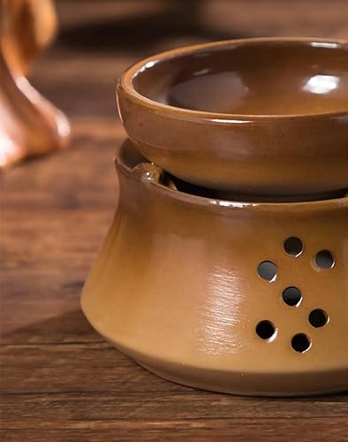 Miniatura 4 de Quemador de aceite esencial hecho a mano de gran capacidad, quemador de cera derretida, quemador de aroma de aromaterapia, difusor de aceite de