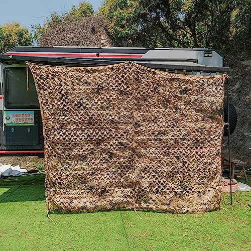 Image of LOOGU Custom Woodland Camo Netting Camping Military Hunting Camouflage Net 6.5 x 10ft, 6.5 x 26ft, 10 x 10ft, 10 x 13ft, 10 x 16.5ft, 13 x 16.5ft, 16.5 x 20ft, 20 x 20ft