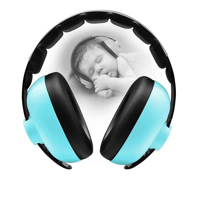 tkcare Earmuffs Infant Hearing Protection Baby Headphones Noise Cancelling Headphones For Babies For 3 Months To 2 Years Baby Amazon Com
