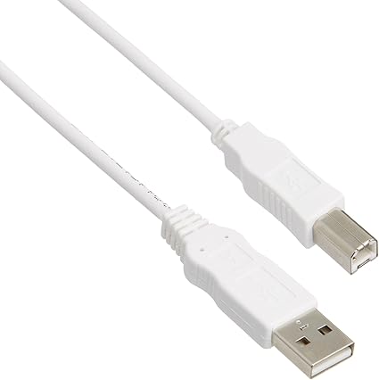 Amazon Co Jp エレコム Usbケーブル B Usb2 0 Usb A オス To Usb B オス Rohs指令準拠 3m ホワイト Usb2 Eco30wh パソコン 周辺機器