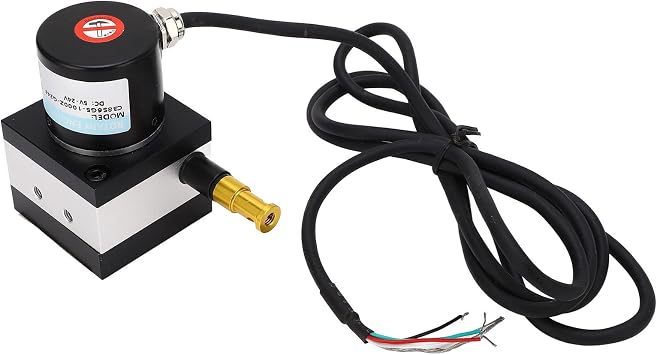Draw Wire Encoder Pulse Stroke Optional Incremental Cable Switch Dia 38mm 101200mm Range DC524V