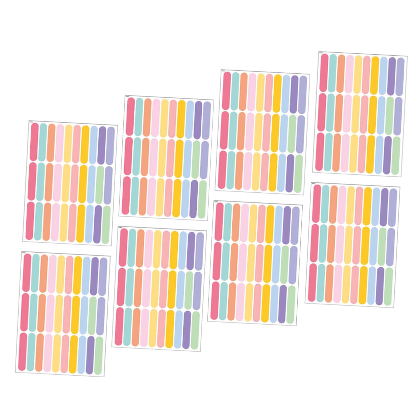 TOYANDONA 32fogli Adesivi Murali Colorati Per Decorare La Stanza Dei Ragazzo Ragazza Facili Da Applicare Realizzati Resistente Design Creativo e Delicato Perfetti Per Camerette e Nidi