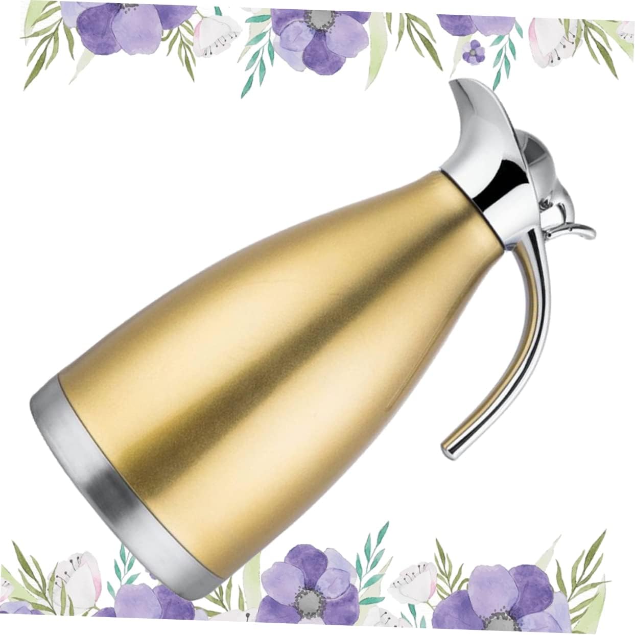 Flask Kettle Temperature Control Kettle Thermometer Stainless Steel Vacuum Insulated Pot Safe for Family