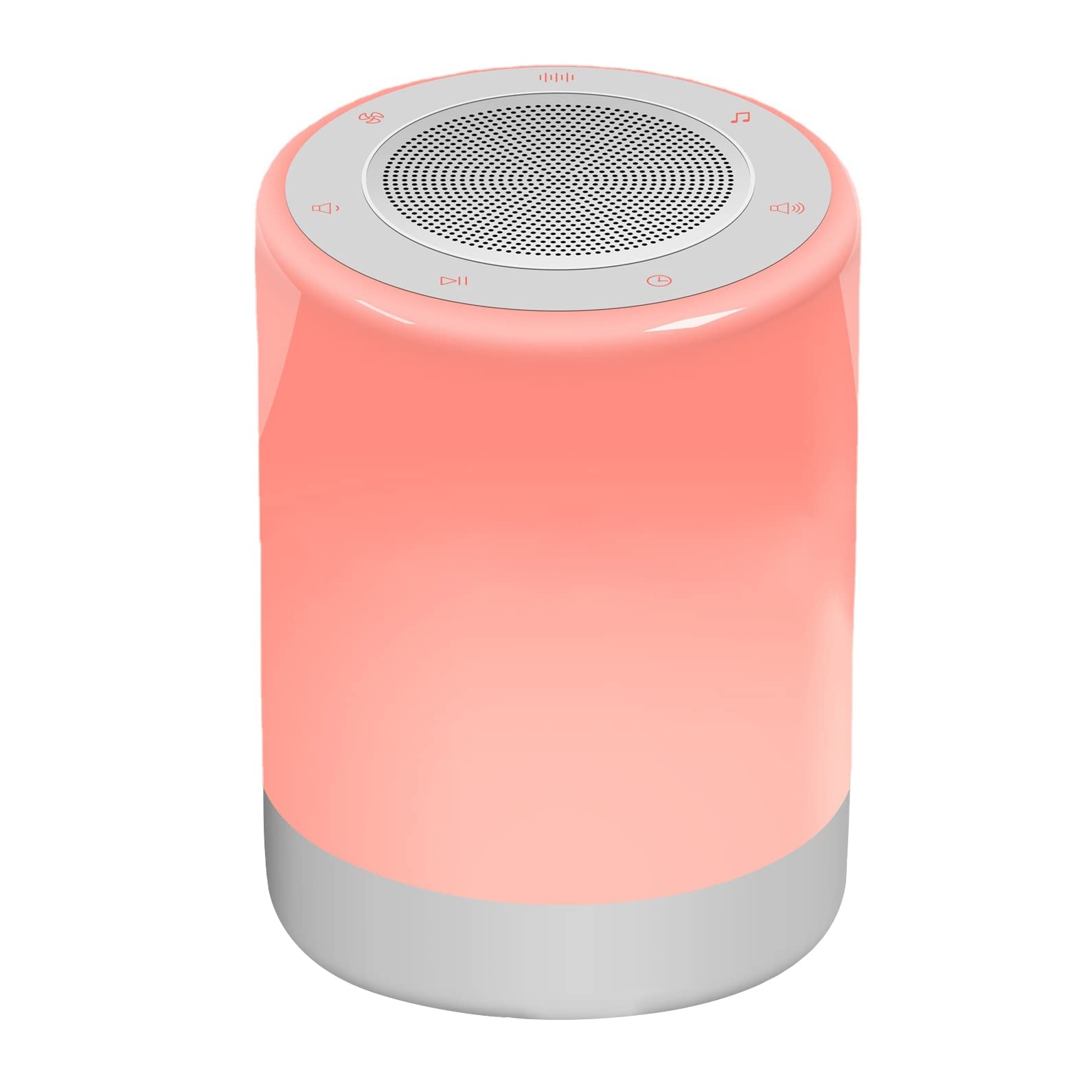 White Noise Machine Baby with Touch Night Light, Sound Machine for Sleeping with 32 Soothing Sounds,Plug in, Auto-Off Timer for Kids Adults Sleeping, Relaxing, Noise Cancelling,Multi color lights mode