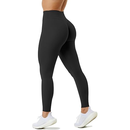 Unthewe High Waisted Butt Lifting Workout Gym Leggings for Women Buttery Soft Athletic Yoga Pants