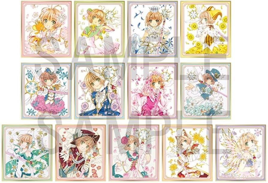 カードキャプターさくら 映画 特典 ミニ色紙 2種コンプ CCさくら CLAMP 🌸#劇場版さくら25th 8/9公開🌸 25周年記念上映の入場者特典はこちら