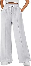 Jogging Bottoms Women's Baggy Trousers with Elastic Waistband Wide Legs Casual Trousers Training Trousers with Pockets