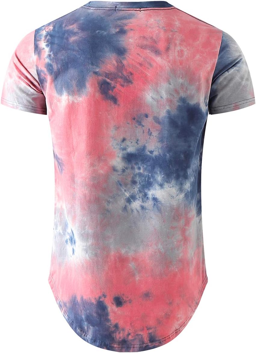 YININF Mens Hipster Hip Hop Short Sleeve Print T-Shirt Shirts Men - Image 2