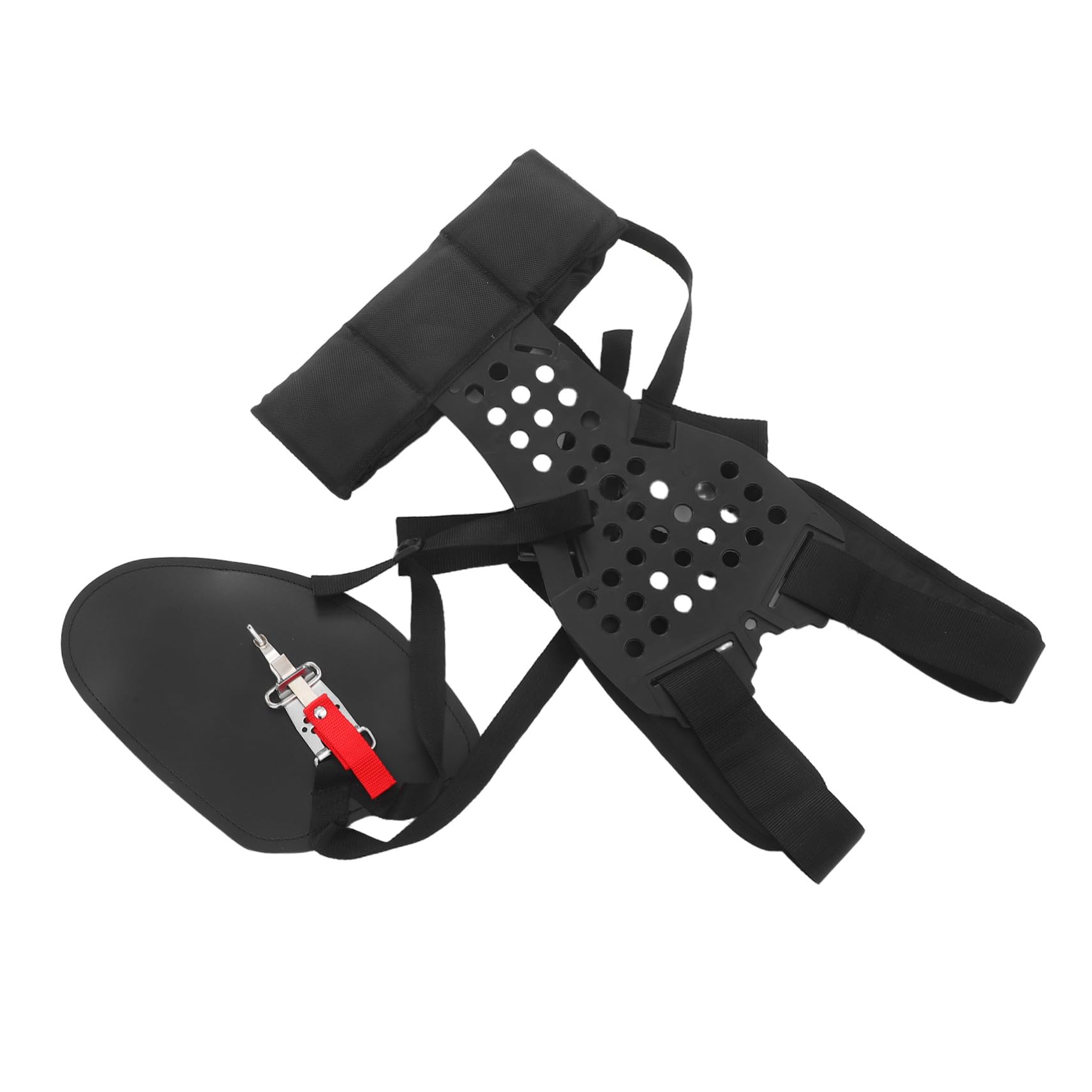 BESPORTBLE Doppia Spalla per Il Trimmer Cintura Imbottita per Spalla Trimmer Fascia di Rifinitura Regolabile Tracolla Bordata Tracolla di Ricambio Black