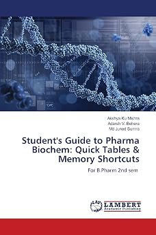 Student's Guide to Pharma Biochem Quick Tables & Memory Shortcuts